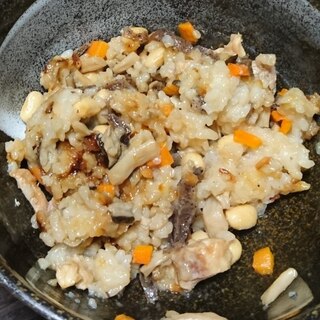 いり大豆の炊き込みご飯